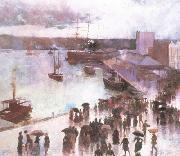 Charles conder Departure of thte OrientCircularQuay (nn02) painting